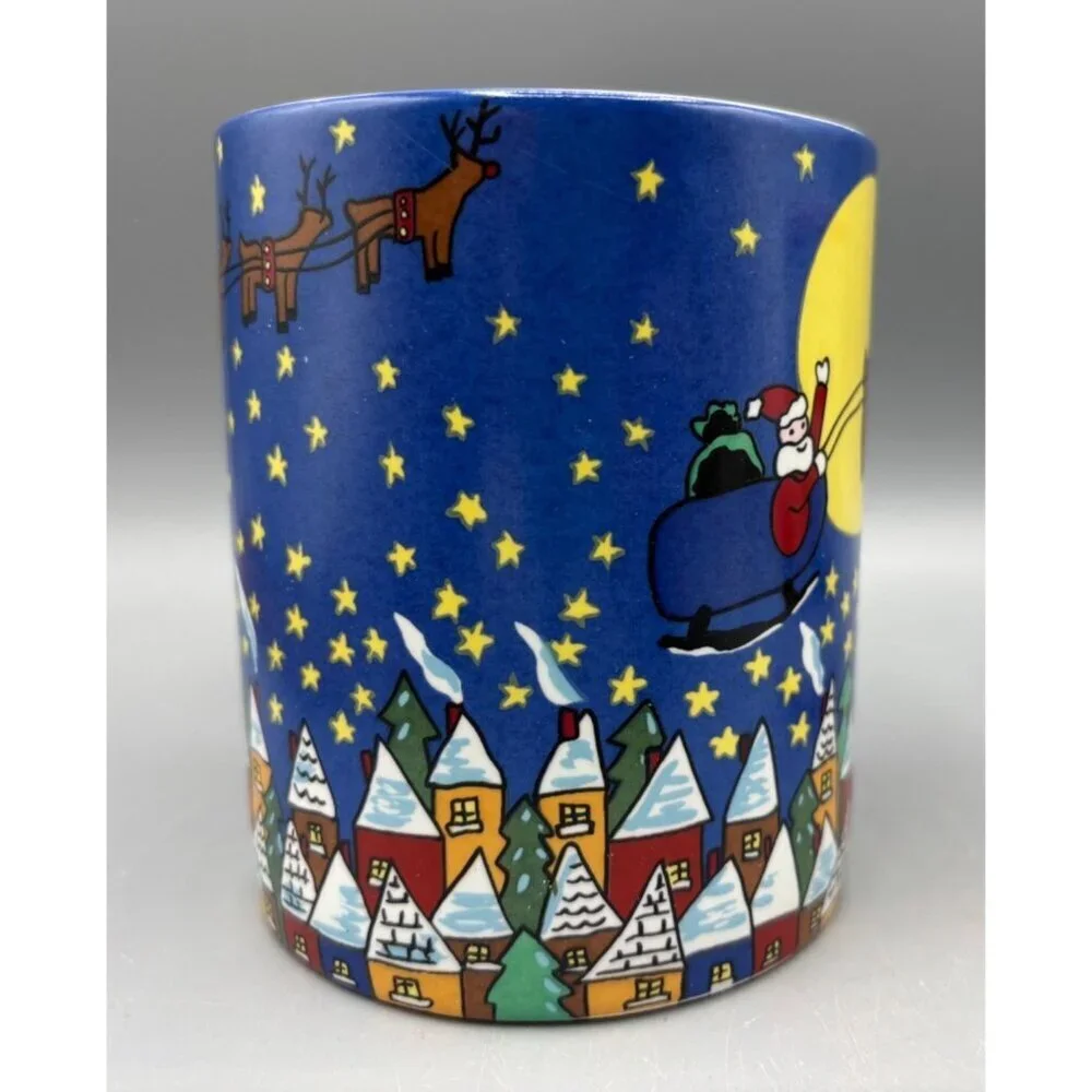 Save The Children Ceramic Mug Santa‎ Reindeer Design 